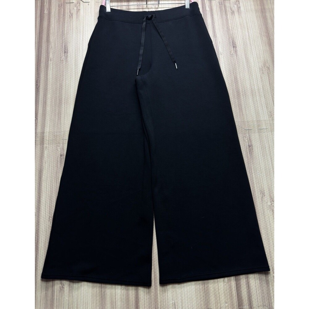 SPANX Air Essentials Wide Leg Pants Very Black size XL Pull On Pants